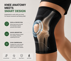 Knee Sleeve with Silicone Gel Ring