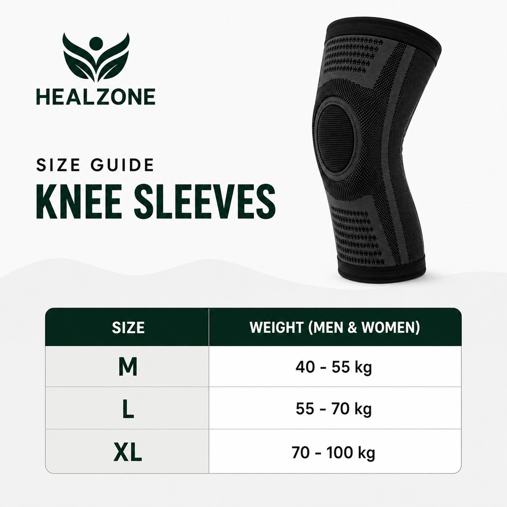 Knee Sleeves with Silicone Gel Ring