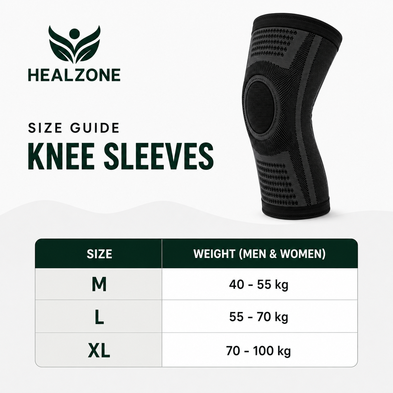 Knee Sleeves with Silicone Gel Ring